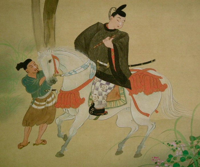 平安时期骑马的武士 - 日本 - 20世纪初 - Cataw