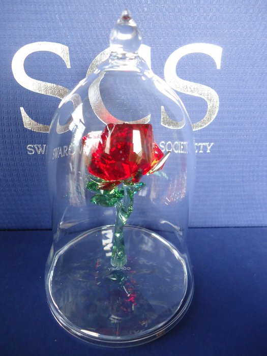 Onwijs Swarovski - Belle - Enchanted rose in a bell-glass - Catawiki DV-53