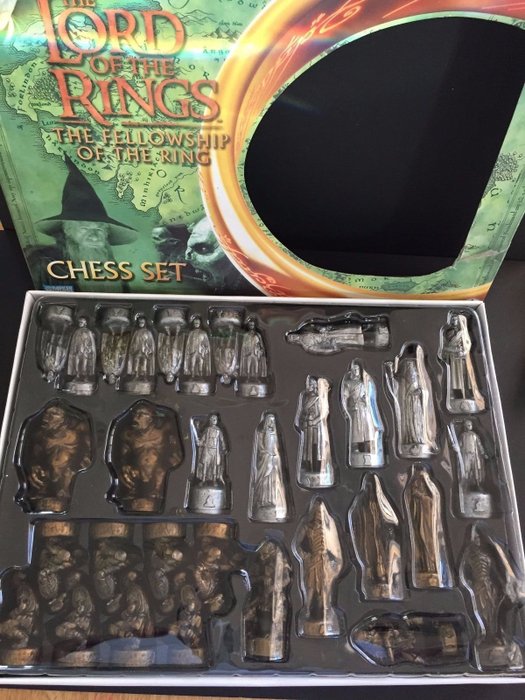 Lord of the Rings Fellowship 2 Replacement Bronze Goblin Pawns Chess Parts 