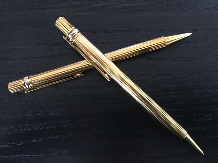 must de cartier gold plated ballpoint pen