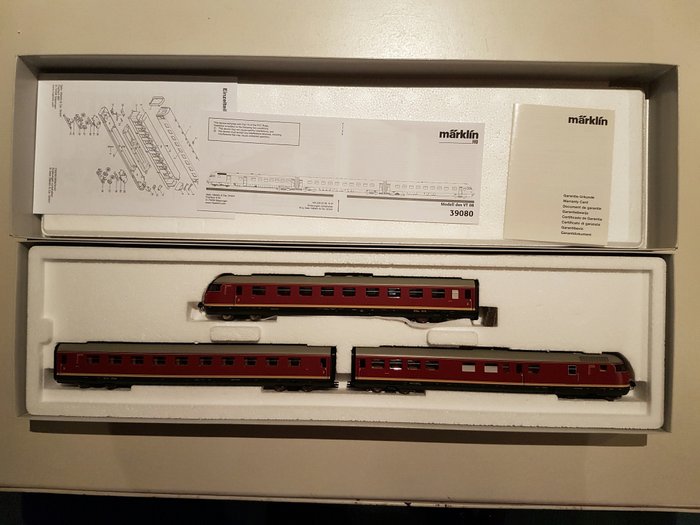 Märklin H0 - 39080 - Train automoteur dieselset VT 08.5 de la DB