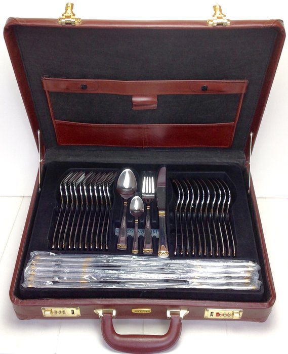 R&M Bestecke Solingen-12 persons 72-piece cutlery case-18/10 stainless steel
