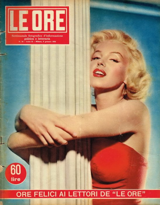 Marilyn Monroe - 3 Vintage Magazine Covers