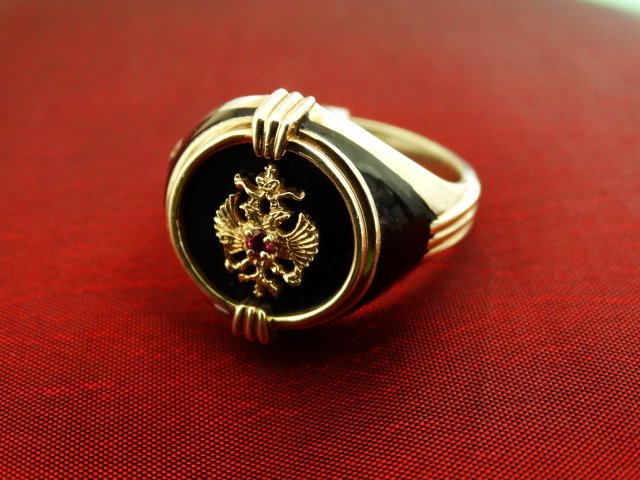 Men's Ring, 'Faberge' edition, Franklin Mint, 