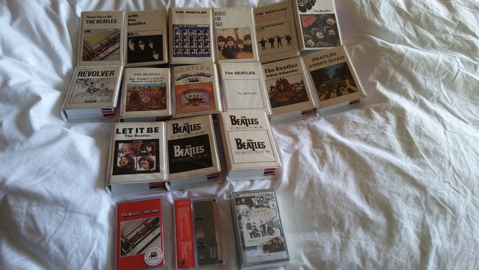 The Beatles - very rare collection of 15 cassette tapes (digital remastered) from Mexico - in mint condition ! + 2 from United Arab Emirates + 1 from Holland