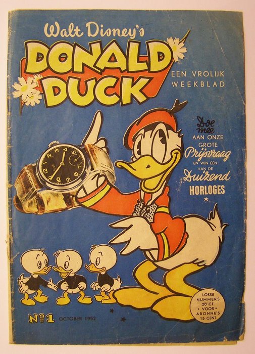 Donald Duck Weekblad - No. 1 - sc - 1st edition (1952)