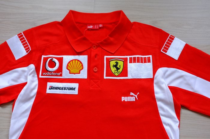 Rare Marlboro Scuderia Ferrari 2005 personal shirt from Michael Schumacher