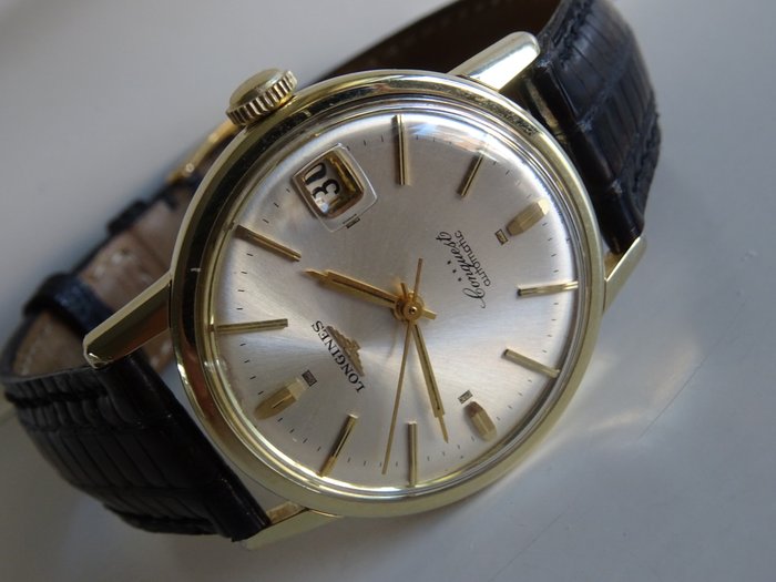 Longines Conquest 3 star automatic, vintage men's wristwatch, 1960s