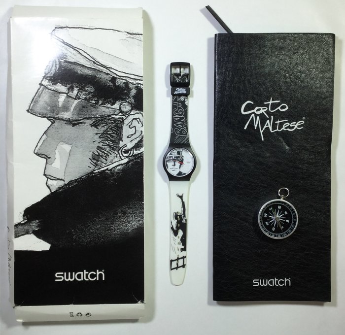 Pratt, Hugo - Swatch watch "Corto Maltese" Limited Ed.