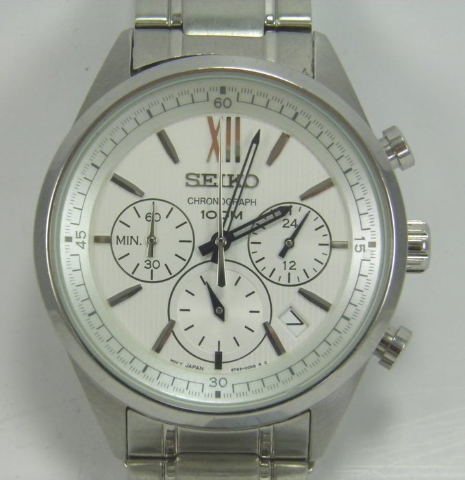 Seiko Chronograph 6T63-00P0 – Mens wrist watch - Catawiki