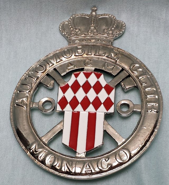 Automobile Club of Monaco car grille badge NEW 