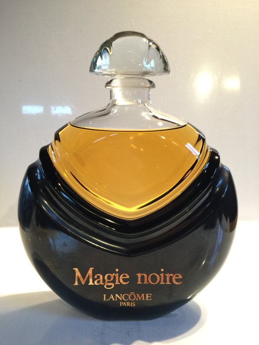 Giant perfume bottle "Magie Noire" by Lancôme, France from the 90s.
