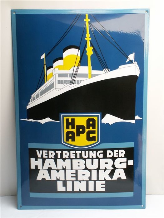 Hamburg-Amerika-Linie HAPAG Reklamemarke #25553 