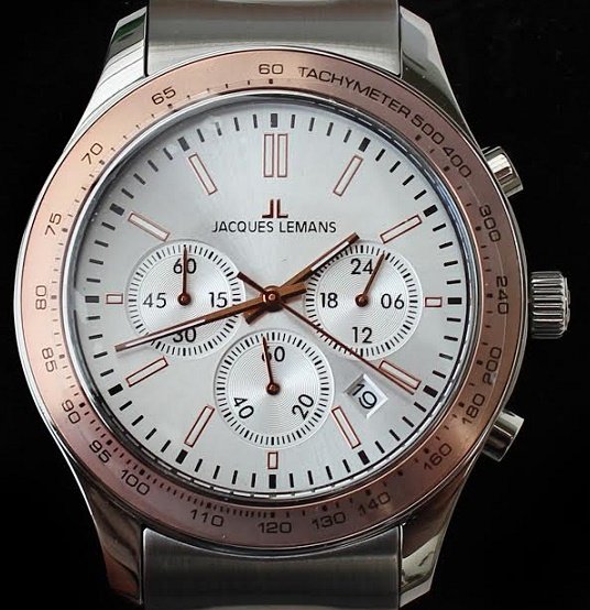 Jacques Lemans AC VD53 Chronograph  –  wristwatch  –  modern
