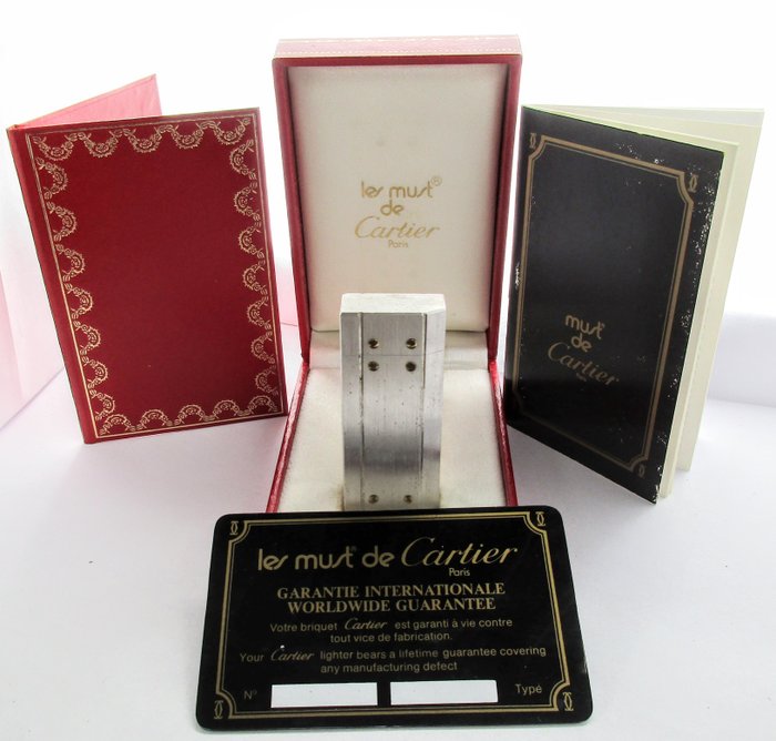 cartier lighter with box