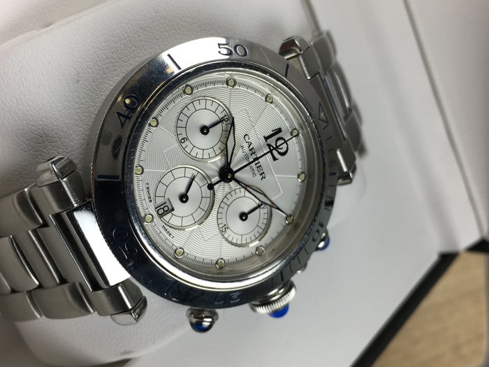 mens cartier pasha chronograph automatic watch