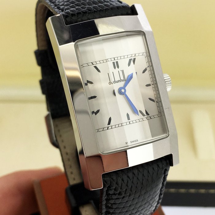 Men's Dunhill Art Deco Rectangular mechanical wristwatch,  Ref. #117 11505 PTMV
