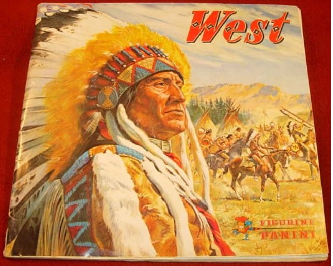 Panini - West - History of the indians - 1976 - Complete album. 