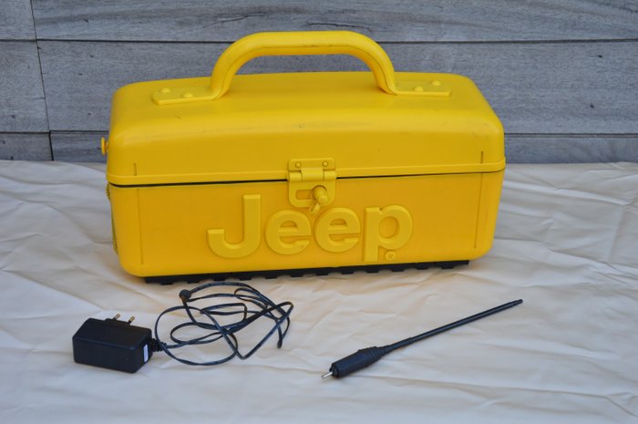 Rare JEEP portable radio, cassette/cd player - 2nd half 20th century - 44 x 27 x 18 cm