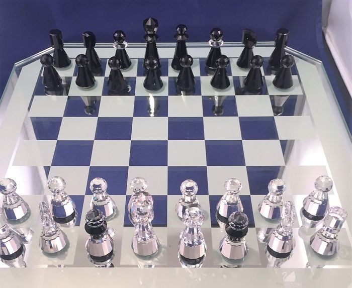 Swarovski - Juego de ajedrez - Cristal