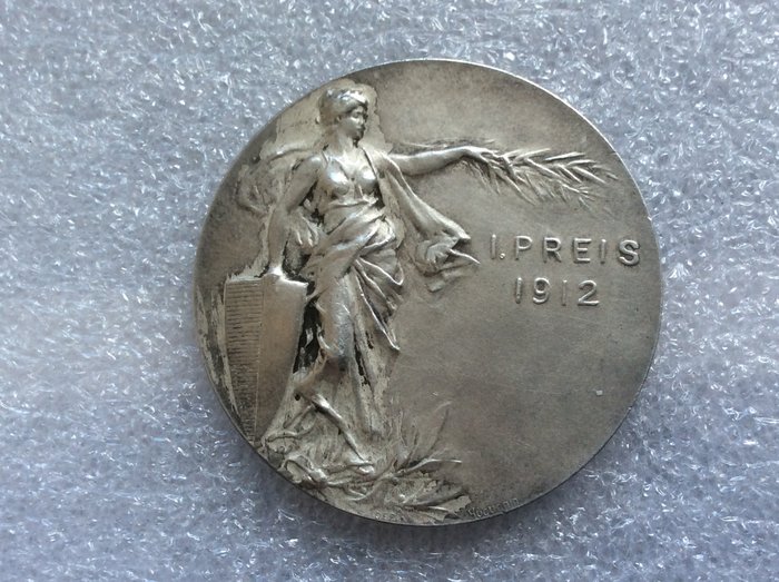 Switzerland - silver medal 1912 (Huguenin) I Preis Internationale régatte Luzern
