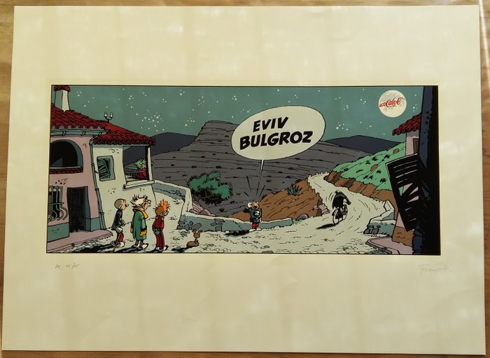 Franquin, André - Sérigraphie Archives Internationales - Eviv Bulgroz - Spirou et Fantasio