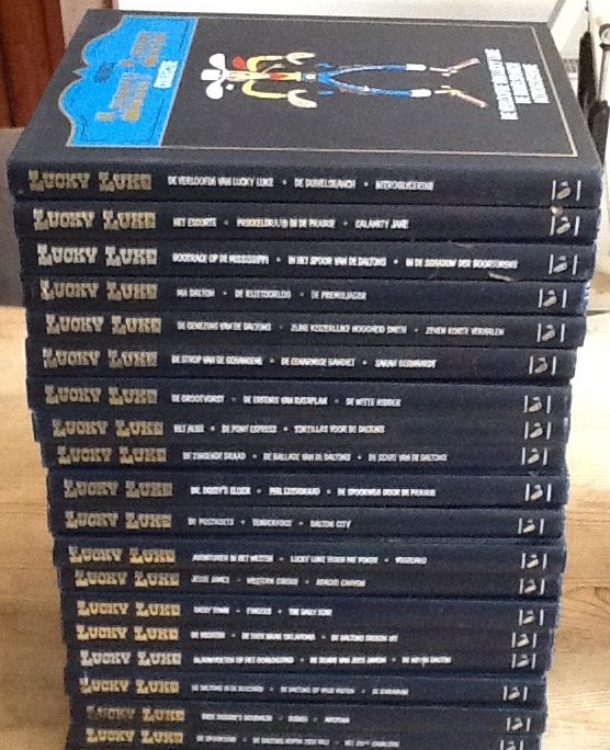 Preview of the first image of Lucky Luke 1 t/m 20 - Lekturama collectie - Hardcover - Reprint - (1988).