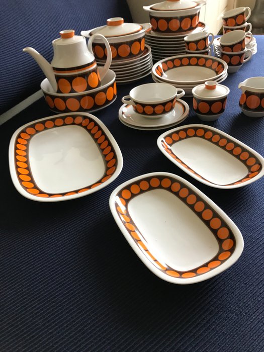 Arzberg Germany - retro porcelain tableware set