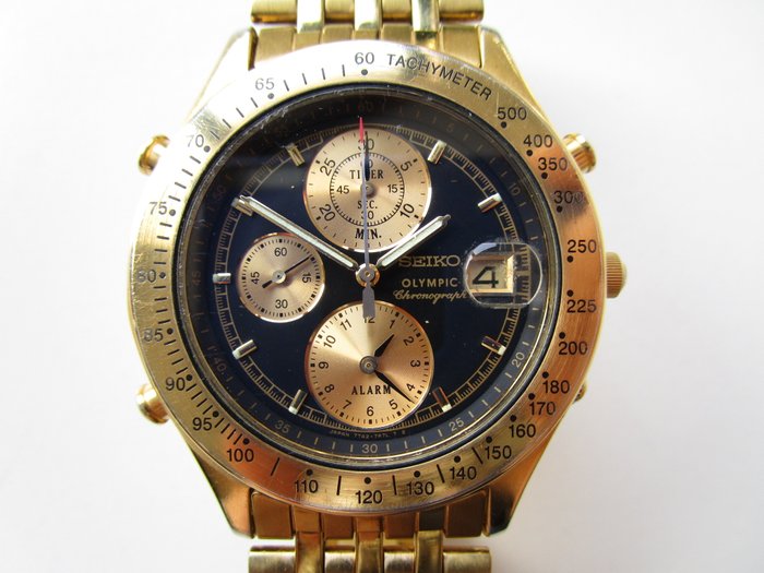 Seiko Barcelona Olympic chronograaf - heren horloge limited edition - 1992