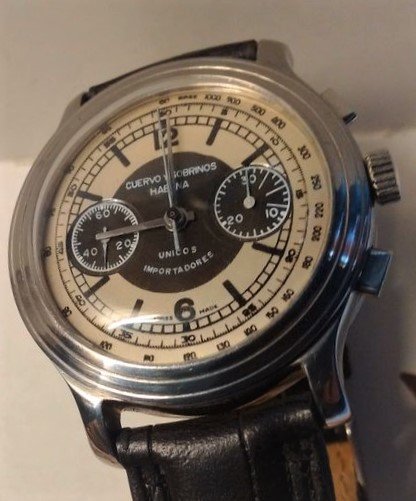 Cuervo y Sobrinos Habana - Swiss Made - Men's watch - 40/50s