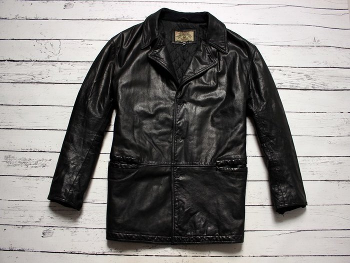 vintage armani leather jacket