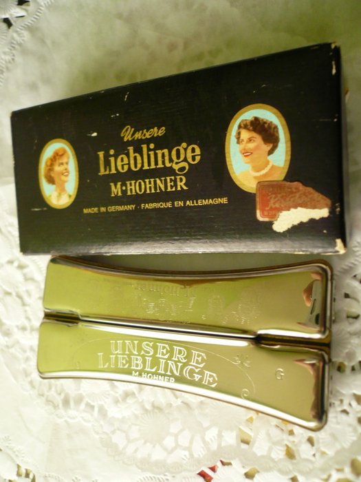M. Hohner harmonica, double-sided - Unsere Lieblinge - C and G major - Made in Germany + original packaging