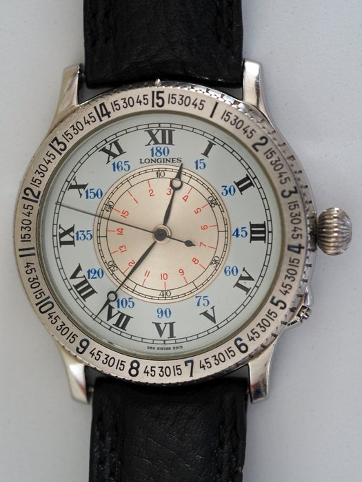 Longines Lindbergh Hour Angle, men's watch, 1987
