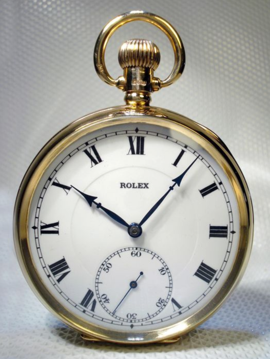 rolex gold pocket watch