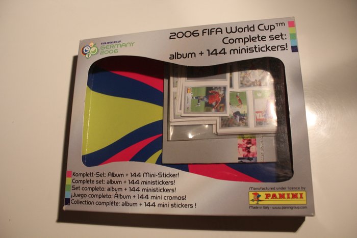 144 Mini Sticker da attaccare Mini Set nuovo completo Germany World Cup 2006