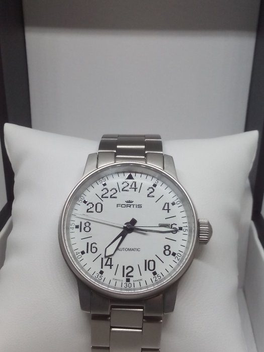 Fortis Flieger – 24 h – 200 m – Automatic pilot's watch – 1990s 
