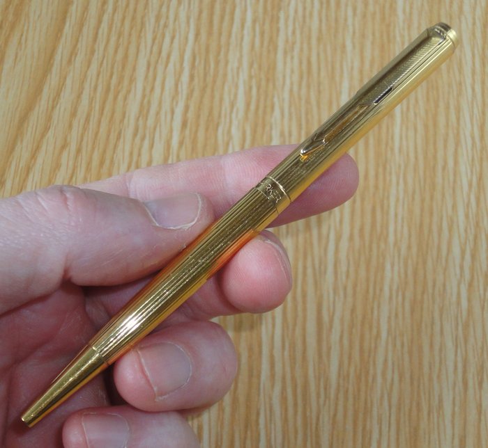 Parker 95 Fileté (fluted) Gold filled Ballpoint Pen