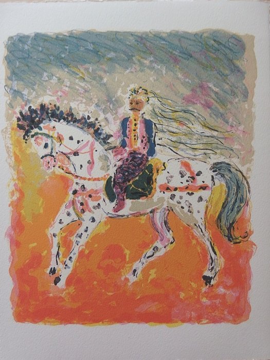 Preview of the first image of Constantin Terechkovitch (1902-1978) - Cavalier tunisien.