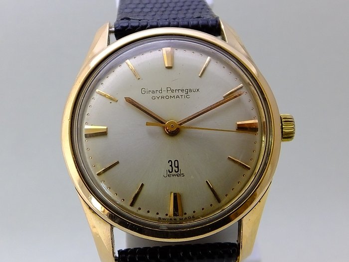 Girard-Perregaux Gyromatic 39 Javels Men's Watch 1960's