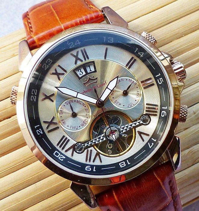 Roebelin & Graef Karthago Automatic Calendarium – men's wristwatch – year: 2015