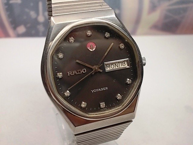 Rado Voyager model no. 636.3220.4.8 – Gents' automatic Swiss wristwatch – circa 1960/70s 