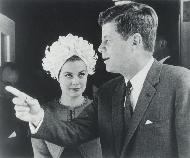 Unknown - John F. Kennedy and Grace Kelly - 1964