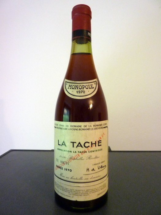 1970 La Tache grand Cru - Domaine de la  Romanee Conti x 1 bottle