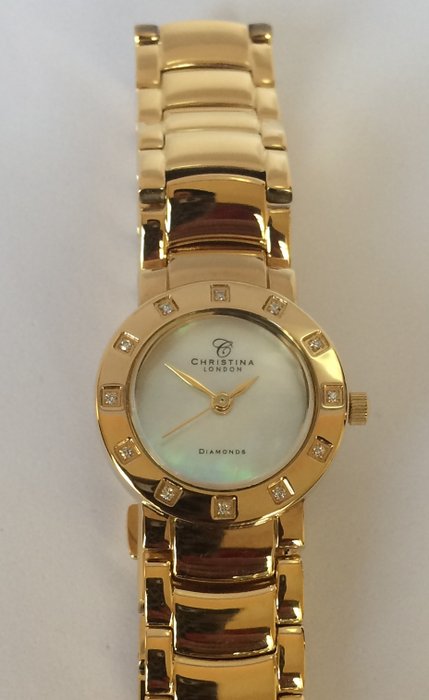 Christina London women's watch with diamonds. Swiss made. Unworn.