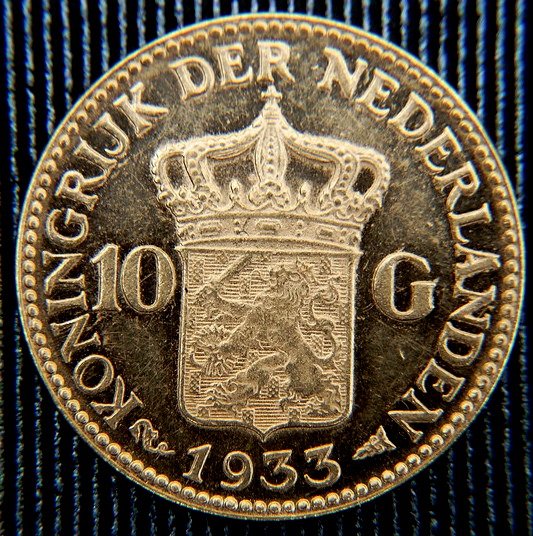 Nederland - 10 gulden 1933 Wilhelmina - goud - Catawiki