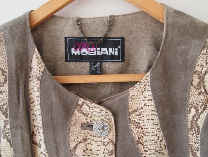 Giorgio Mobiani - Leather jacket  - Vintage