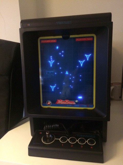 Vectrex collection - Console with 7 games 6 screen overlays 