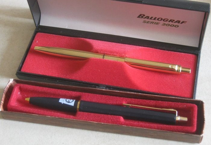 1979 Sweden Ballograf serie 2000 vergoldet pen +  Ballograf Epoca Luxe pen