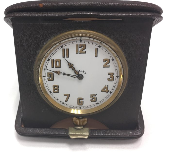 Doxa Brevet #33236 Swiss travel watch with leather casing - 1st half 20 century
