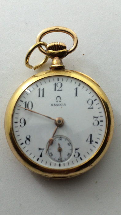 Omega Grand Prix Paris – Gold – Year 1900 – Pocket watch.